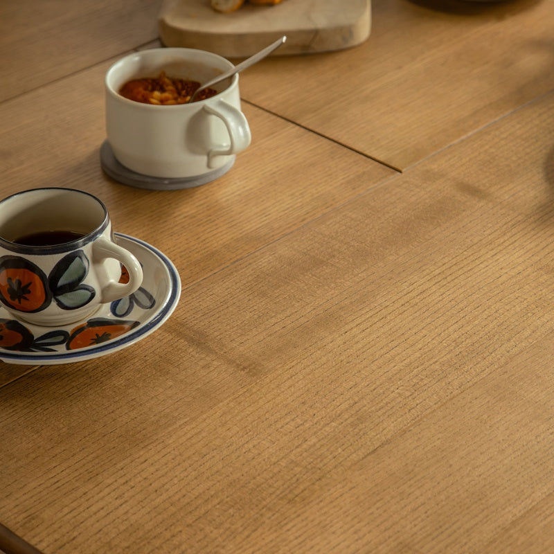 ダイニングテーブル 2人の寛ぎから4人の団欒まで 暮らしに合わせて広がる伸長式オーバル 幅120～150cm