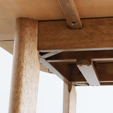 ダイニングテーブル 2人の寛ぎから4人の団欒まで 暮らしに合わせて広がる伸長式オーバル 幅120～150cm