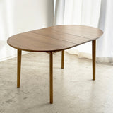 ダイニングテーブル 2人の寛ぎから4人の団欒まで 暮らしに合わせて広がる伸長式オーバル 幅120～150cm