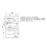 【開梱設置配送】キッチンボード｜コンセント付きで家電すっきり。使いやすさと収納力を両立
