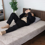 ベッドフレーム 3サイズ展開｜格子ヘッド×天然木で寝室を上質に整える シングル～ダブル