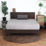 ベッドフレーム 3サイズ展開｜格子ヘッド×天然木で寝室を上質に整える シングル～ダブル