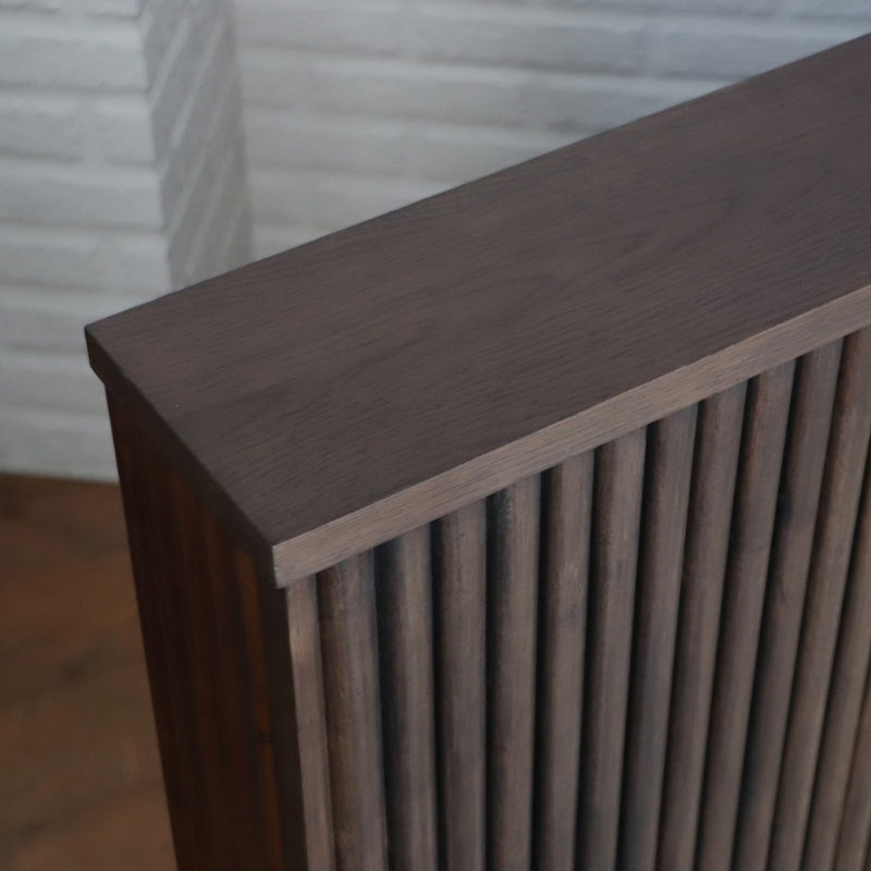 ベッドフレーム 3サイズ展開｜格子ヘッド×天然木で寝室を上質に整える シングル～ダブル