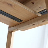 ダイニングテーブル 角丸デザインでお子様も安心 オーク材の温もりが家族を包む