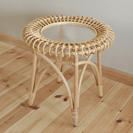 ラタン サイドテーブル TORTA（トルタ）【KIBIROI】