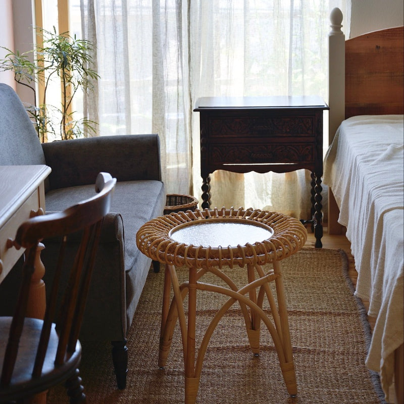 ラタン サイドテーブル TORTA（トルタ）【KIBIROI】