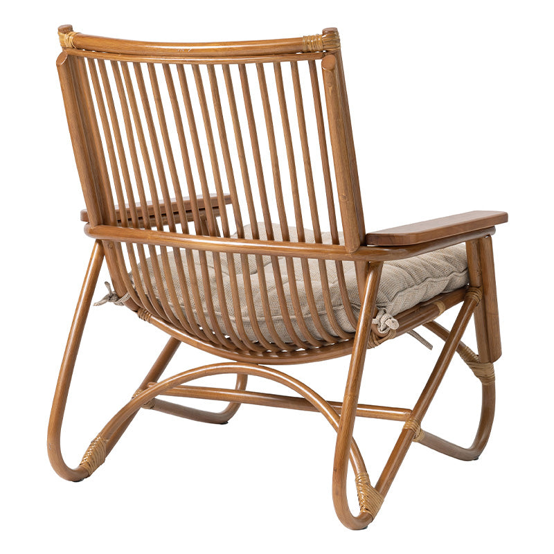 パーソナルチェア 天然木×ラタンの優雅な座り心地 籐椅子 – Good Decors