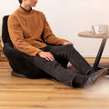 360度回転する座ったまま向きを変えられるフロアチェア 座椅子
