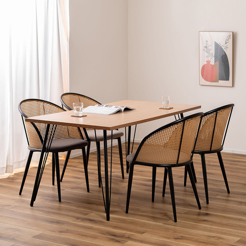ラタン調×ファブリックのスタイリッシュなデザインのチェア – Good Decors