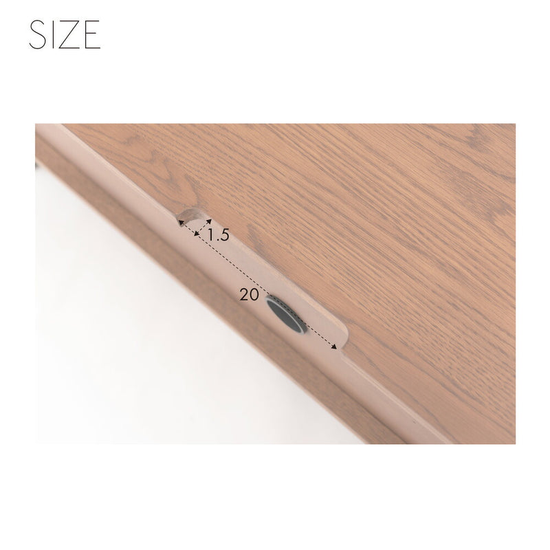 ハイタイプとロータイプの2WAY仕様のTVボード 幅150cm