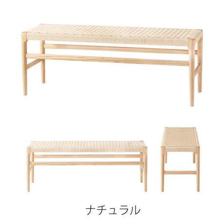 ペーパーコードを使用したベンチ