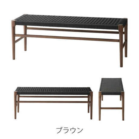 ペーパーコードを使用したベンチ