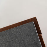 【開梱設置配送】ダイニングテーブル オークの木目を活かしたフレームと石目調の天板