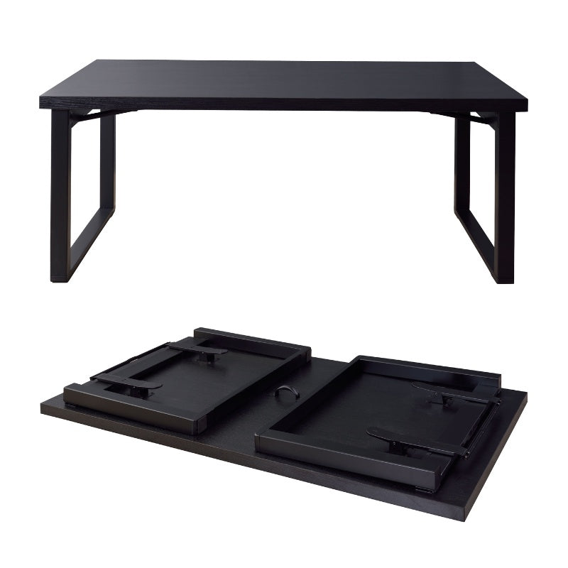 お座敷テーブル 幅150cm 傷・汚れに強いメラミン天板で法事や宴会も安心 折りたたみ収納可能