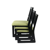 チェア 使わないときはスタッキング収納できる法事・法要向け天然木チェア