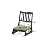 チェア ロータイプ 法事・お座敷に合わせやすいスタッキング収納できる天然木チェア