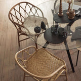 ラタンチェア 曲線が描く陰影の美しさで部屋が華やぐ 軽やかで身体にフィットする心地よい暮らし