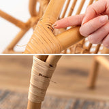 ラタンチェア 曲線が描く陰影の美しさで部屋が華やぐ 軽やかで身体にフィットする心地よい暮らし