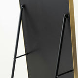 スタンドミラー 幅30cm シャープなメタルフレームのミニマルデザイン