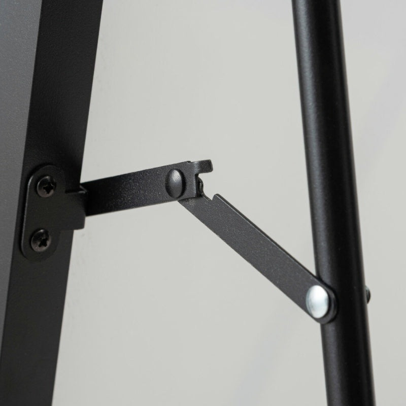 スタンドミラー 幅30cm シャープなメタルフレームのミニマルデザイン