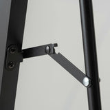 スタンドミラー 幅30cm シャープなメタルフレームのミニマルデザイン