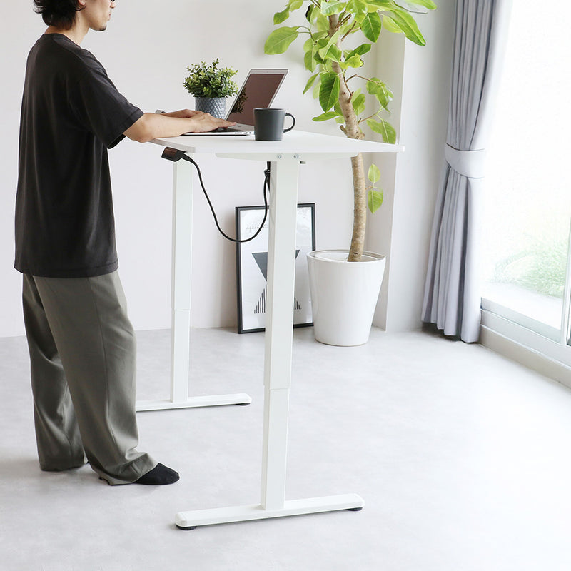 電動昇降デスク 1cm単位で高さを記憶 自分に合う高さで集中力が続く毎日を