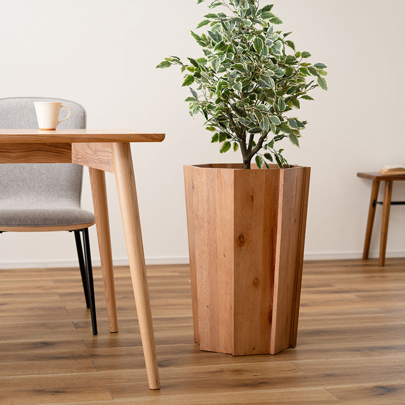 植物を鉢のまま入れるだけウッドプランターL – Good Decors