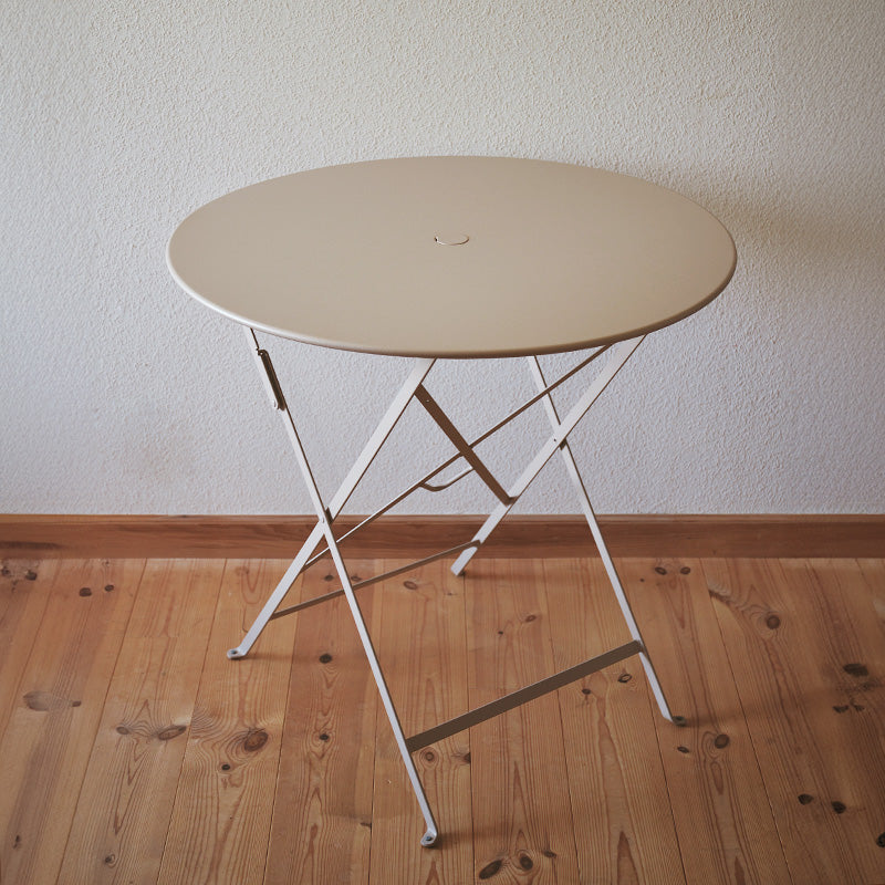 【美品・レア】【フェルモブ ビストロラウンドテーブル直径117cm ホワイト】 Fermob Bistro Round table / フェルモブ ビストロ ラウンド