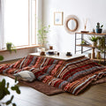 オリエント柄のこたつ掛け布団 マナフィス トルコ製ジャガード織り生地使用