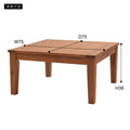 こたつテーブル 直線的でシンプルなデザイン W75×D75×H38
