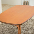 2WAYこたつテーブル 床でもソファでもスタイルに合わせて使える W90×D55×H38/55