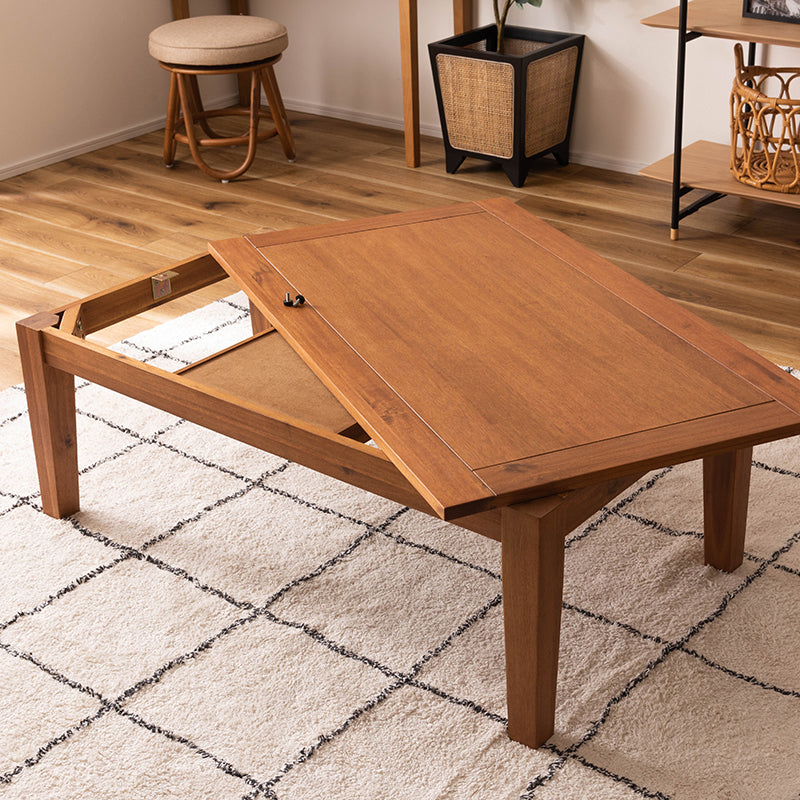 こたつテーブル 直線的でシンプルなデザイン W105×D60×H38