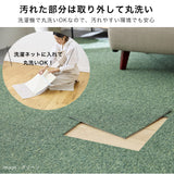 洗える家庭用タイルカーペット フローループ 40×40cm(10枚入り)