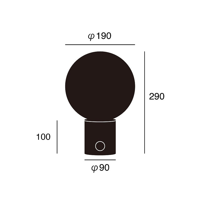 ポータブルLEDランプ Univer LED-table lamp