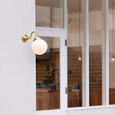 ガラスグローブを使用したウォールランプ Bliss-outside wall lamp 1 屋外仕様