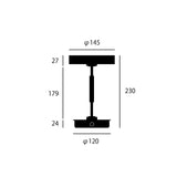 テーブルランプ Rondo LED-table lamp 充電タイプのポータブルLED照明
