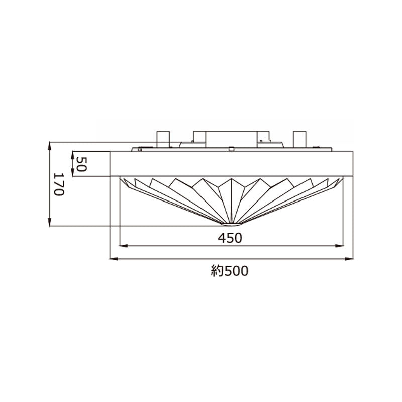 シーリングライト WOOD PLEATS CEILING LIGHT ウッドプリーツシーリングライト 調色・調光10段階