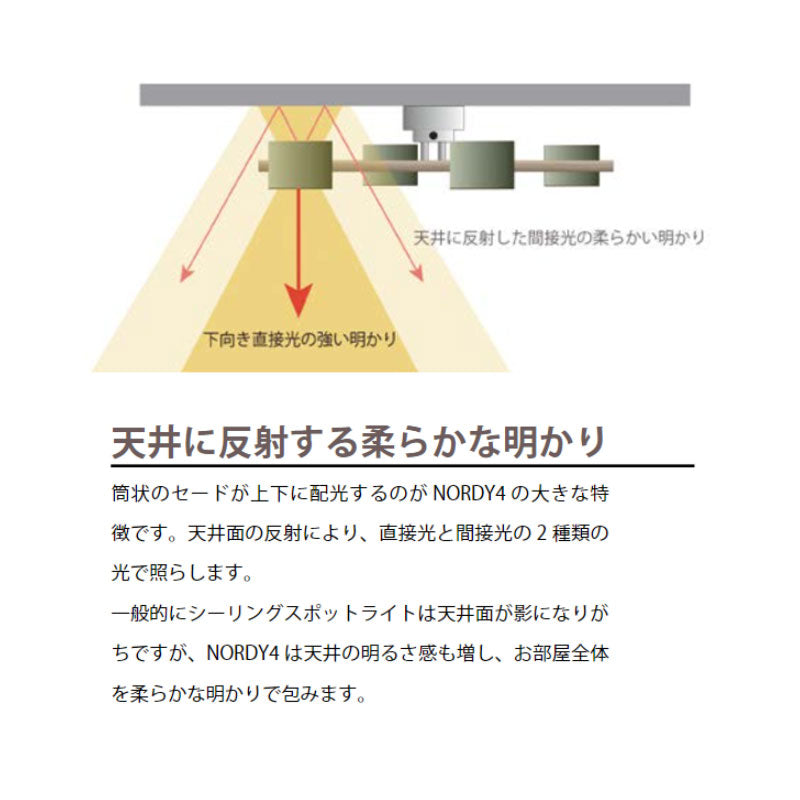 シーリングライト NORDY4 ノルディ4 4灯