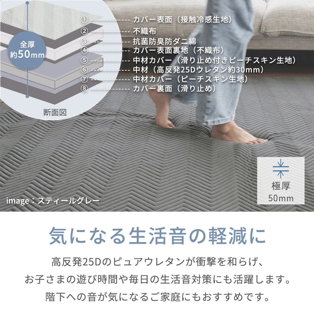 強冷感 キルトカバータイプラグ