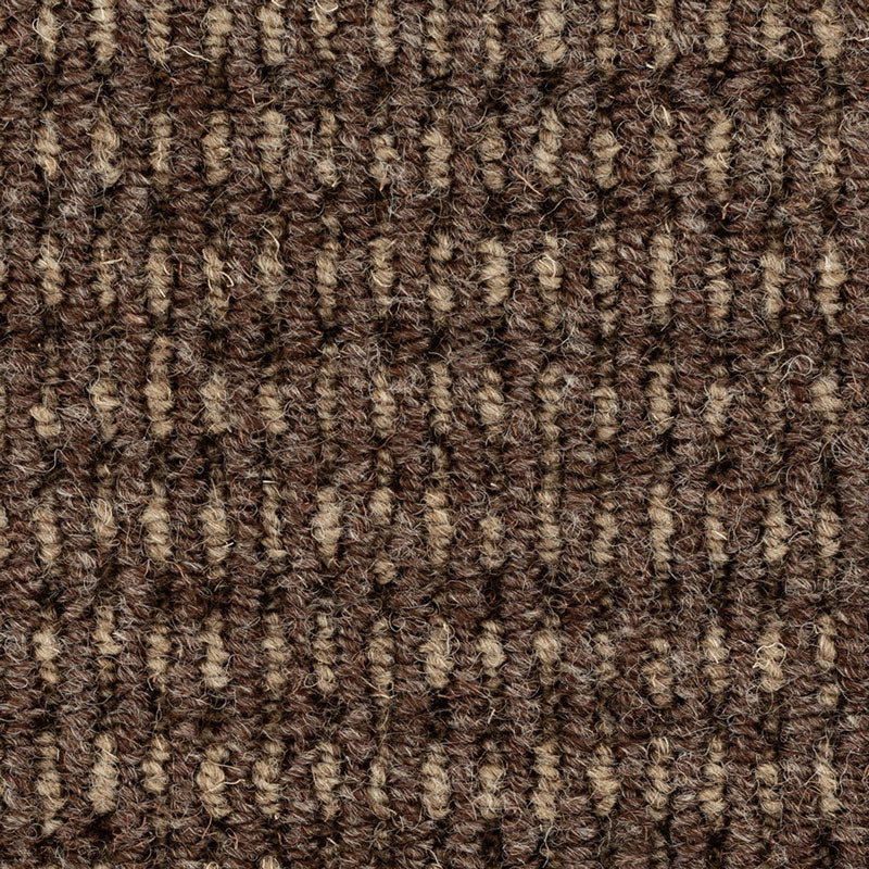 2色のウール糸を使用した気取らない自然な表情のカーペット