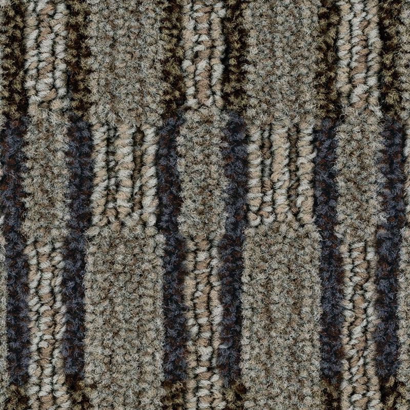 【無料サンプル】リズミカルかつシンプルなパターンとモダンな色彩のカーペット