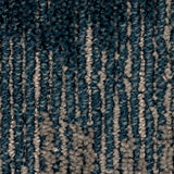 【オーダーカーペット】海や山々の情景を抽象的に描いたデザインのカーペット