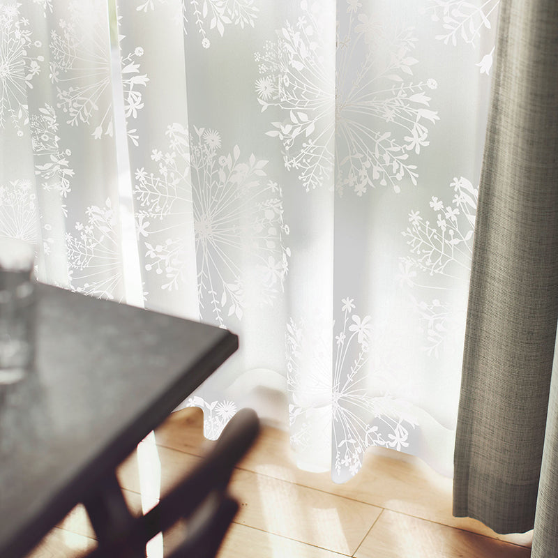 サイズオーダー】シルエットの植物を大胆にオパールプリントで表現した