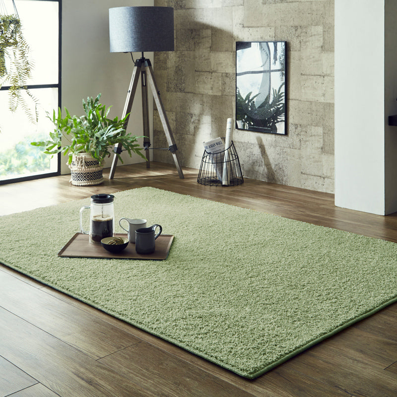 ナイロン100％の国産ラグ 防炎・抗菌・防ダニで一年中快適に使える高耐久ラグ