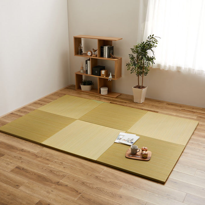 カラフルで可愛い縁なしの置き畳 洋室・和室を問わず使える 綾川 約82×82×2.5cm