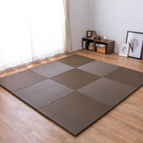 水や汚れに強い置き畳 キッズ向けのプレイマットからシニアのお昼寝 綾模様 約65×65×2.5cm