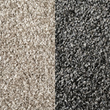 大人グレーのシャギーラグ 国産