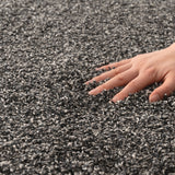 大人グレーのシャギーラグ 国産