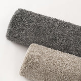 大人グレーのシャギーラグ 国産