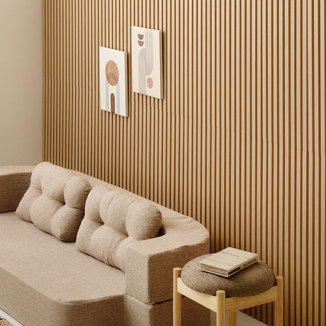 壁をおしゃれにDIYできる吸音パネル（同色6枚組）工事不要・簡単施工